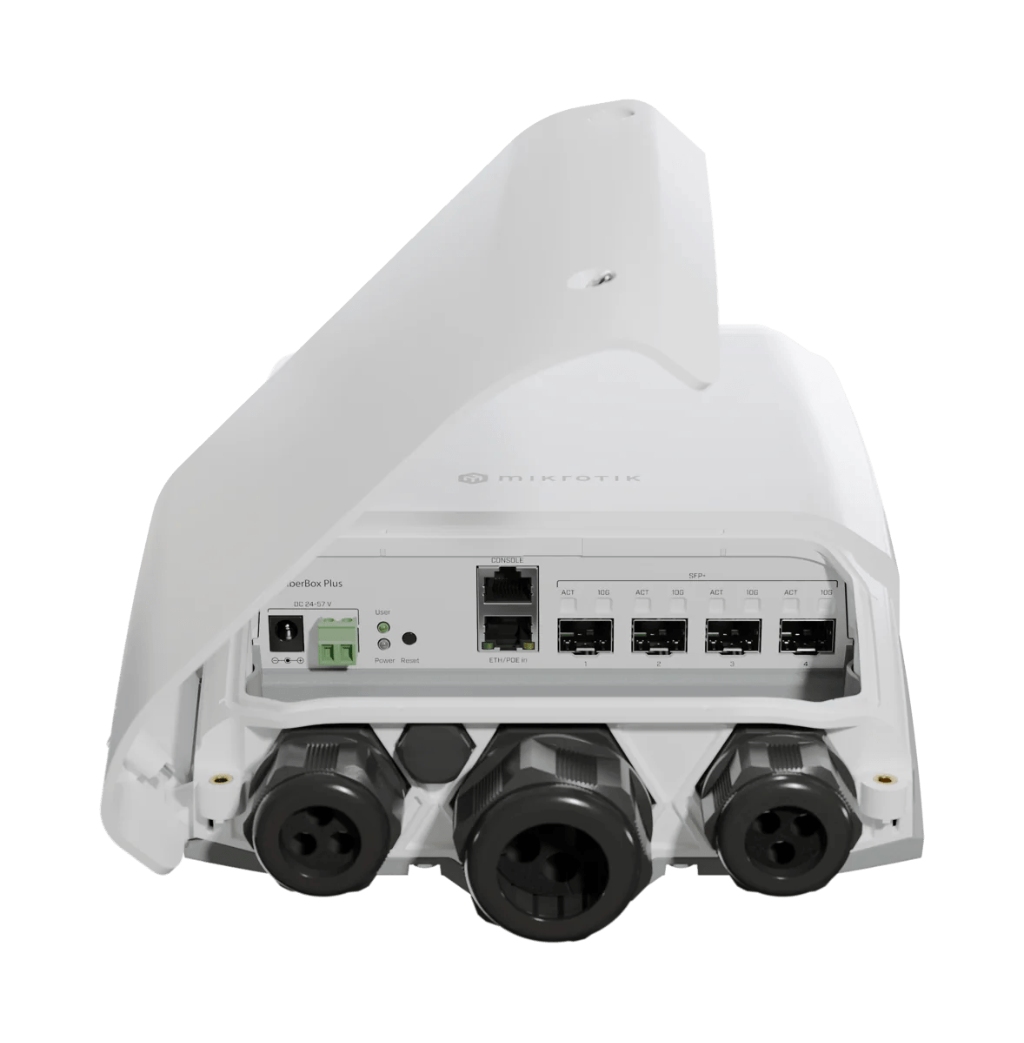 Mikrotik CRS305-1G-4S+OUT Mikrotik CRS305-1G-4S+OUT 10G Fiber Switch - 4x SFP+ Port, IP66 Dış Ortam ürün görseli 3 - wifidepo
