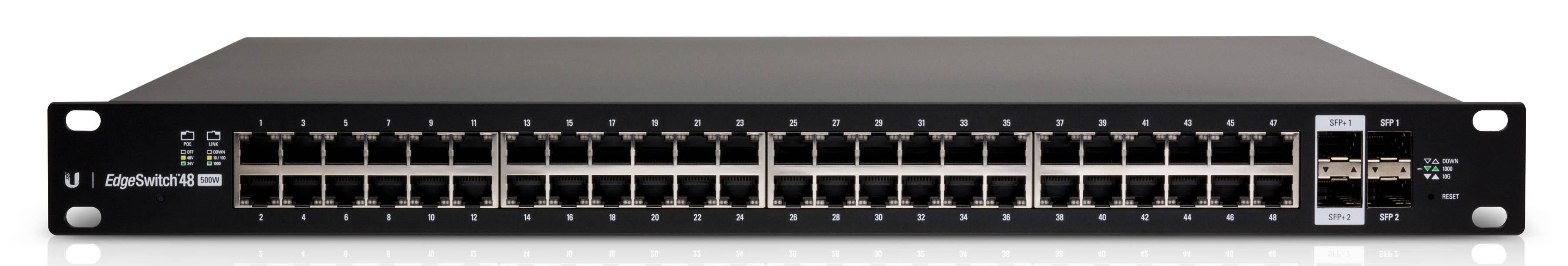 ES-48-750W-Ubnt Ubiquiti EdgeSwitch 48 Port 750W PoE+ Layer3 Switch ES-48-750W-Ubnt Ubiquiti EdgeSwitch 48 Port 750W PoE+ Layer3 Switch