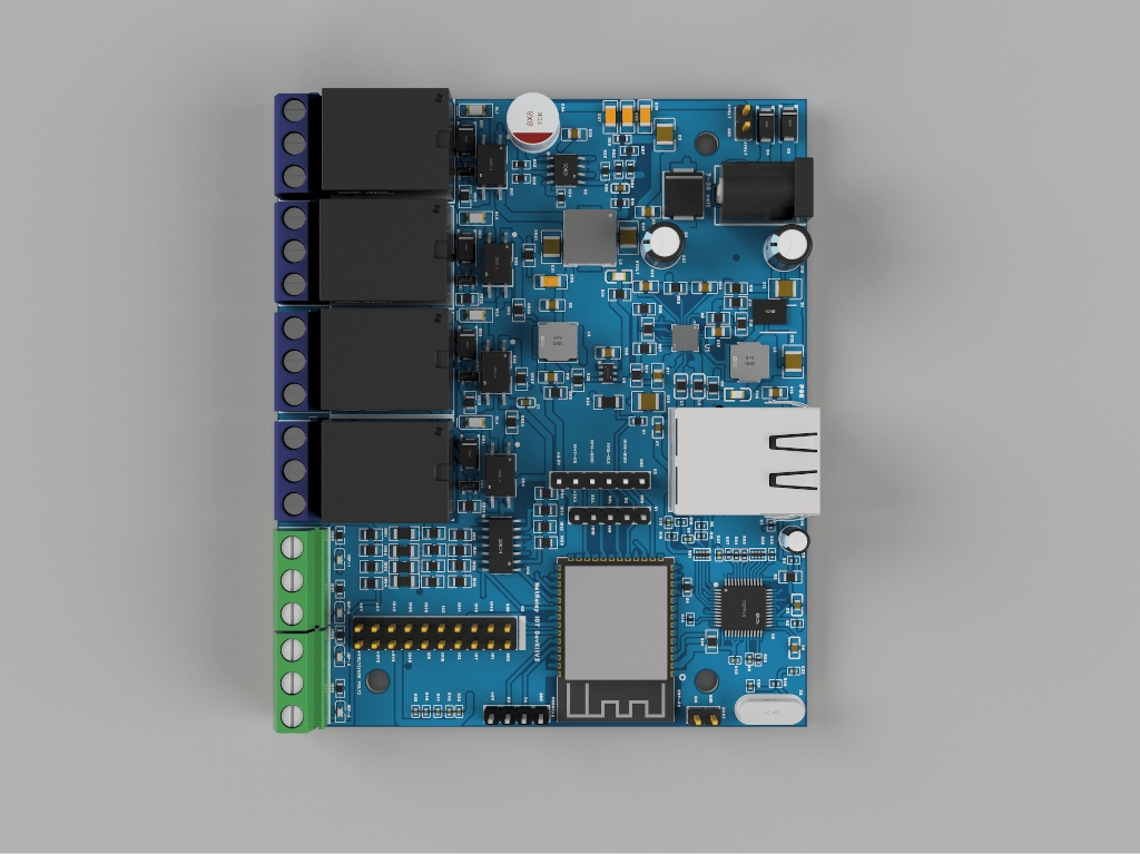 NetRelay NR001 NetRelay IoT Development Board 4 Röle (PoE-Ethernet-WiFi Lan Relay) Geliştirme Kartı ürün görseli 10 - wifidepo
