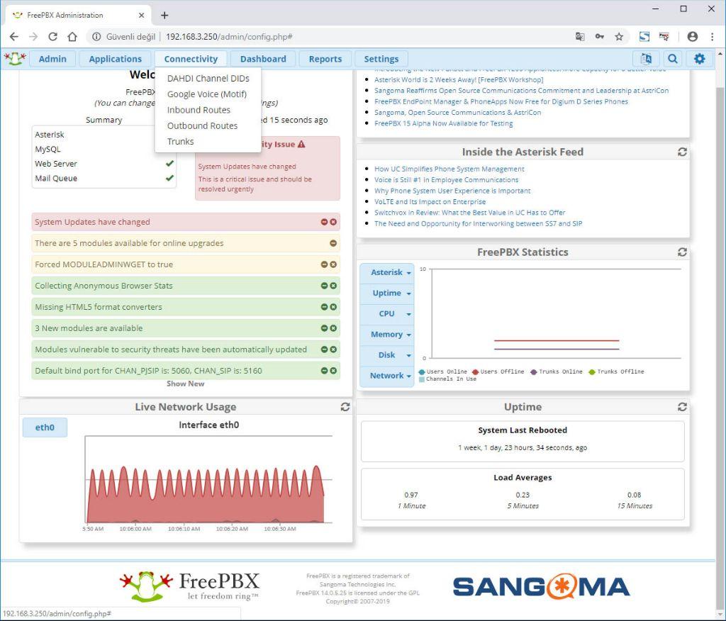 Raspberry RaspiPBX RaspiPBX  IP PBX Ofis Santral Sistemi ürün görseli 6 - wifidepo