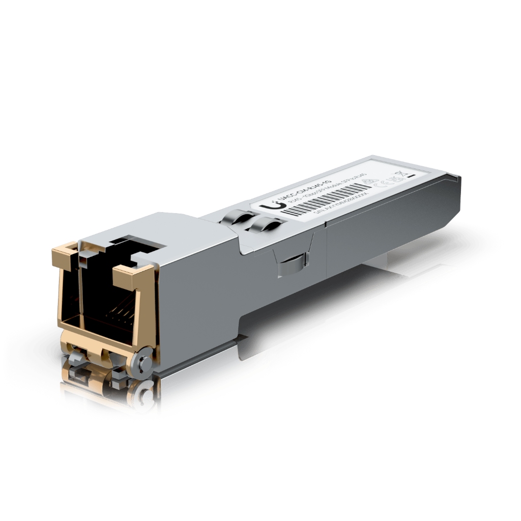 UACC-CM-RJ45-1G-UBNT UACC-CM-RJ45-1G SFP to RJ45 Adaptör (1G) - Ubiquiti Networks RJ45 Gigabit Hız SFP Adaptörü