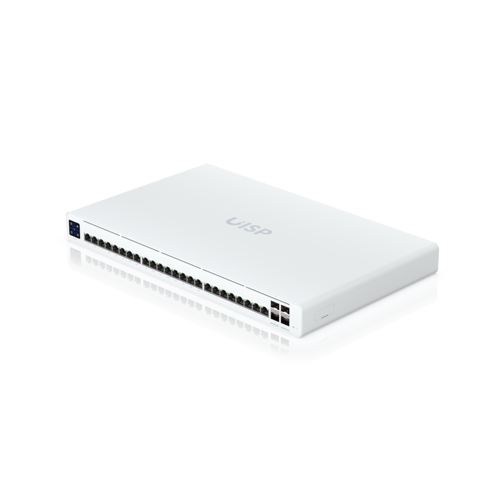 UISP-S-Pro-UBNT UISP Switch Pro (UISP-S-Pro) - 16 Port 27V Pasif PoE, 4x 10G SFP+, 220W Güç Bütçeli Profesyonel WISP Switch