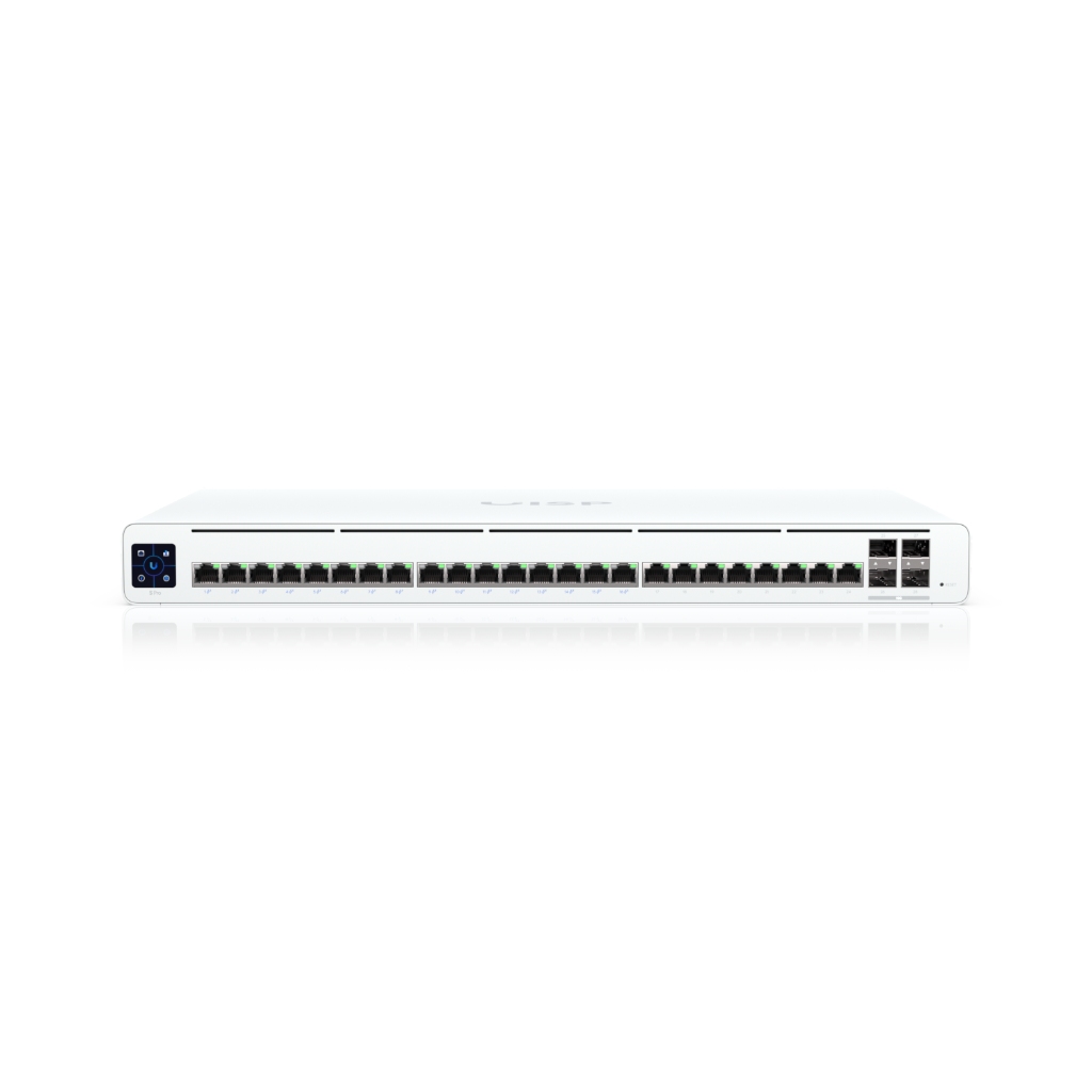 UISP-S-Pro-UBNT UISP Switch Pro (UISP-S-Pro) - 16 Port 27V Pasif PoE, 4x 10G SFP+, 220W Güç Bütçeli Profesyonel WISP Switch