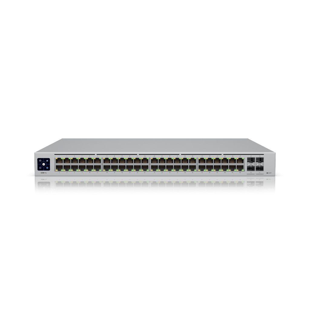 -UBNT UniFi Switch Pro 48 (USW-Pro-48) | 48 Port Gigabit, 4x 10G SFP+, Layer 3 Switch

Bu ürün için optimize edilmiş meta açıklaması: UBNT UniFi Switch Pro 48 (USW-Pro-48) 48 Port Gigabit ve 4x 10G SFP+ ile donatılmış katman 3 switch ürünüdür. Verimliliği ve performansı artırmak için ideal bir seçenektir.