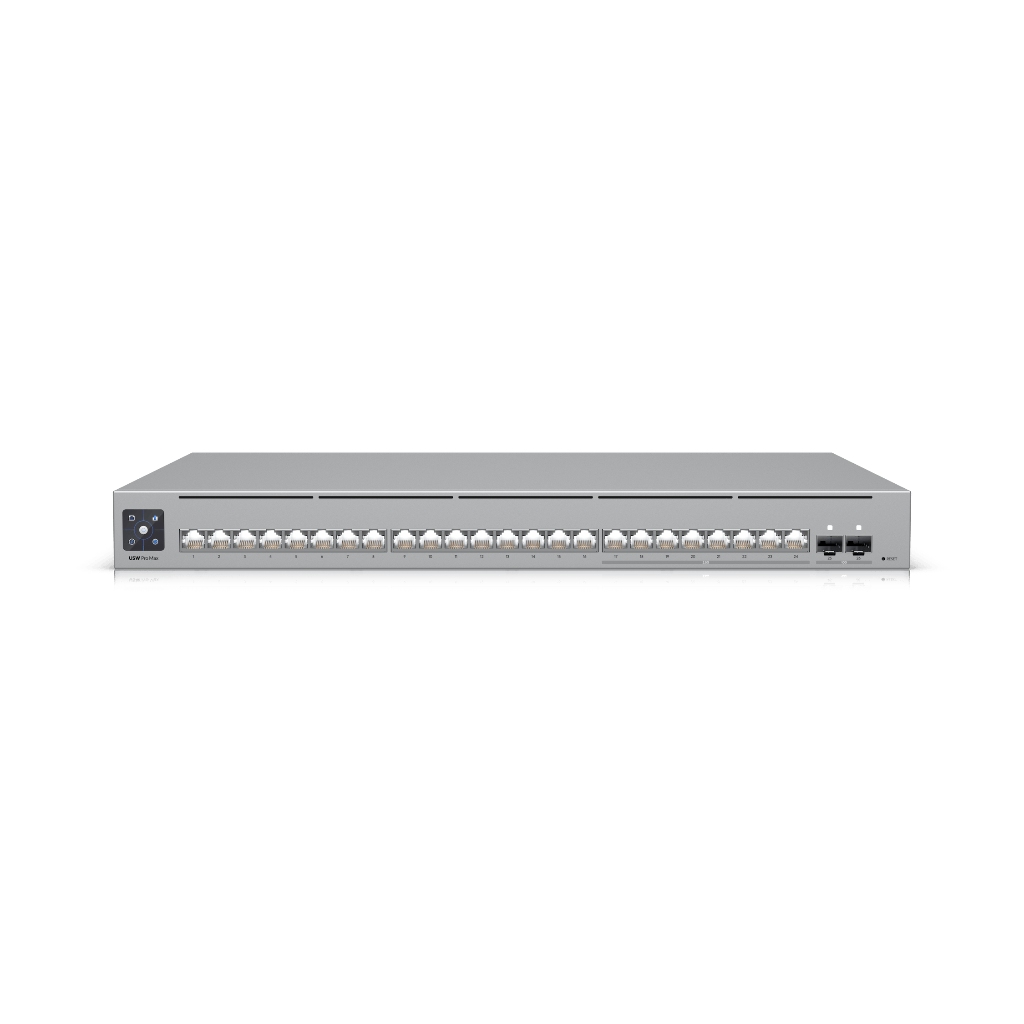 UBNT USW-Pro-Max-24 UBNT UniFi Switch Pro Max 24 (USW-Pro-Max-24) | Etherlighting™, 2.5GbE, 10G SFP+ Layer 3 Switch ürün görseli 4 - wifidepo