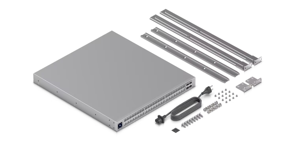 UBNT USW-Pro-XG-48-PoE UBNT UniFi Pro XG 48 PoE (USW-Pro-XG-48-PoE) – 48 Port 10G/2.5G PoE+++ Layer 3 Switch, 25G SFP28 Uplink ve 1.080W PoE – En İyi Fiyatlarla! ürün görseli 6 - wifidepo